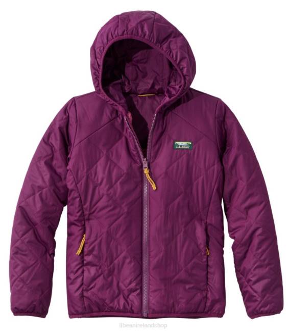 LLBean Mountain Bound Reversible Jacket Kids J46J884 Outerwear Plum Grape/Magenta Haze