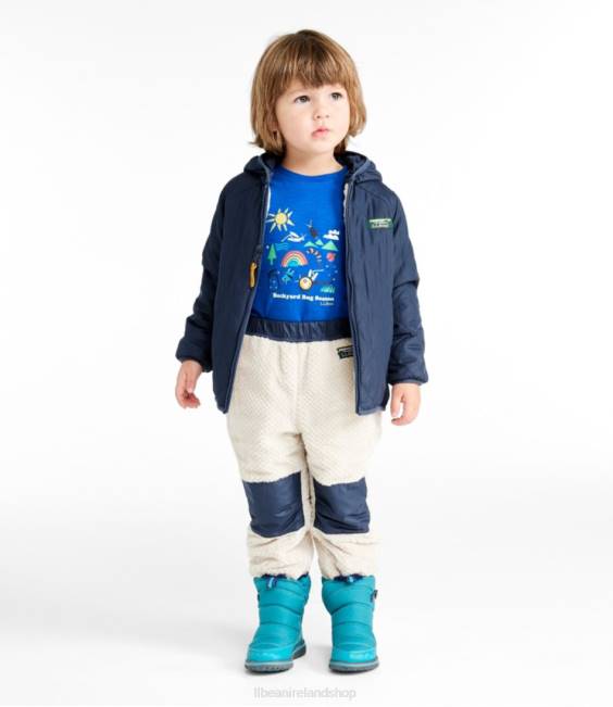 LLBean Mountain Bound Reversible Pants Kids J46J3685 Outerwear Carbon Navy/Soapstone