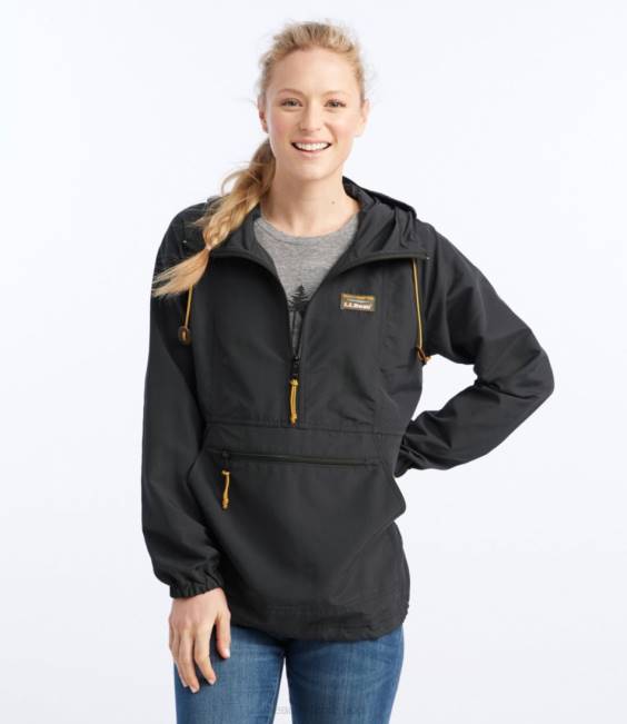 LLBean Mountain Classic Anorak Women J46J3613 Outerwear Black
