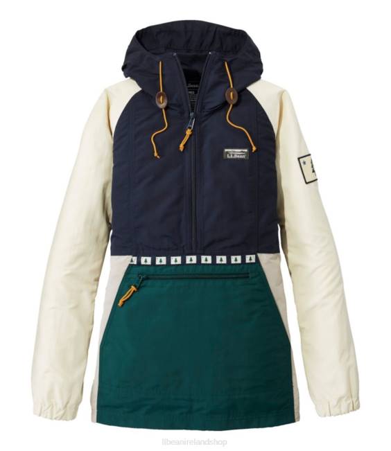 LLBean Mountain Classic Anorak Women J46J950 Outerwear Classic Navy/Dark Pine