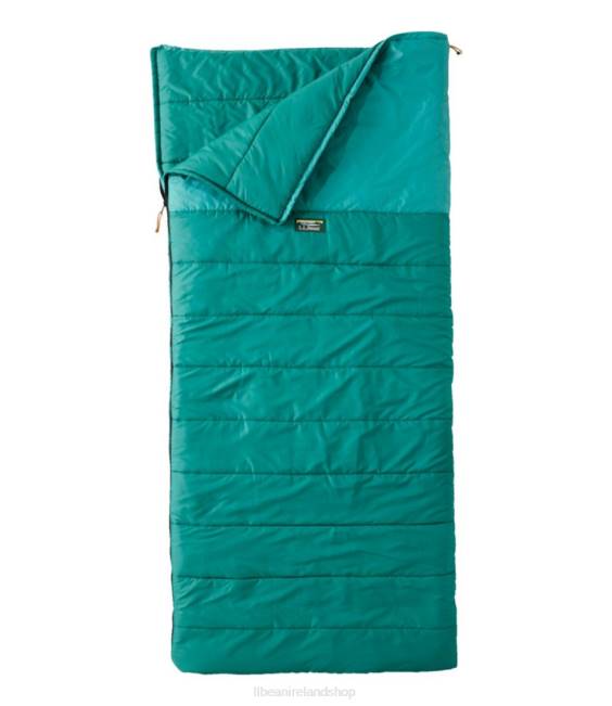LLBean Mountain Classic Camp Sleeping Bag Unisex J46J1355 Outdoor Equipment Warm Teal/Blue Green