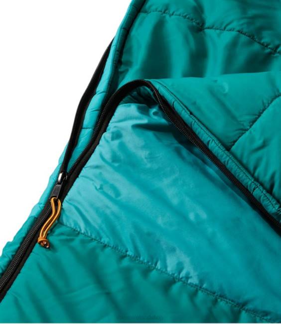 LLBean Mountain Classic Camp Sleeping Bag Unisex J46J1355 Outdoor Equipment Warm Teal/Blue Green