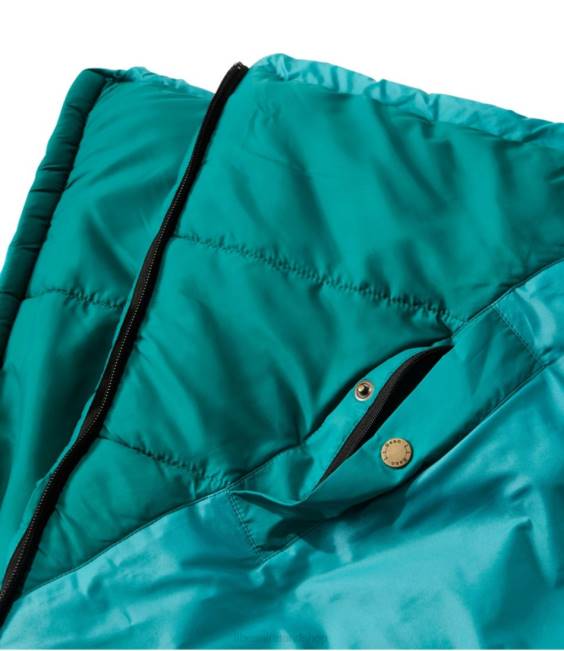 LLBean Mountain Classic Camp Sleeping Bag Unisex J46J3921 Outdoor Equipment Deep Olive/Adobe Orange