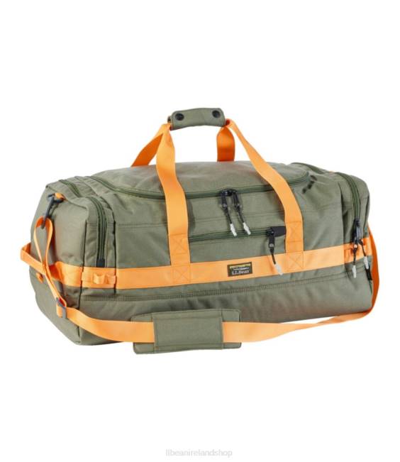 LLBean Mountain Classic Cordura Duffle Medium Unisex J46J6773 Accessories Deep Olive/Nectarine