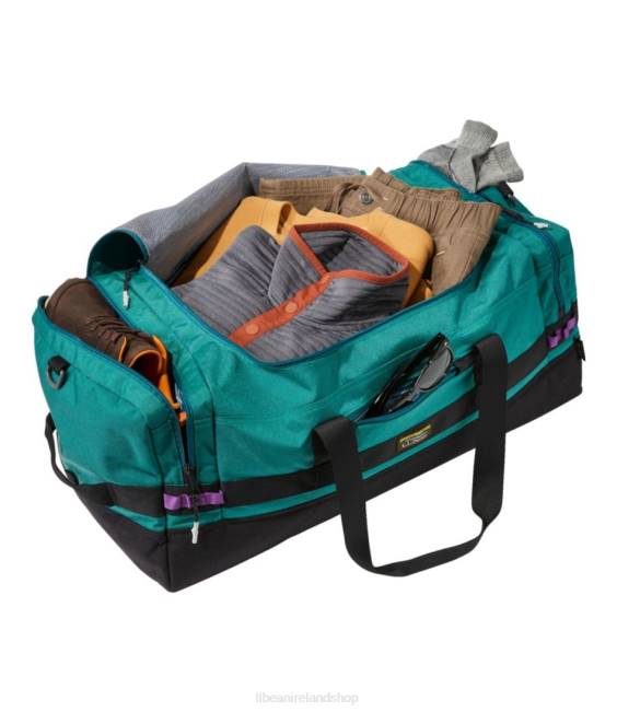 LLBean Mountain Classic Cordura Duffle Medium Unisex J46J6773 Accessories Deep Olive/Nectarine