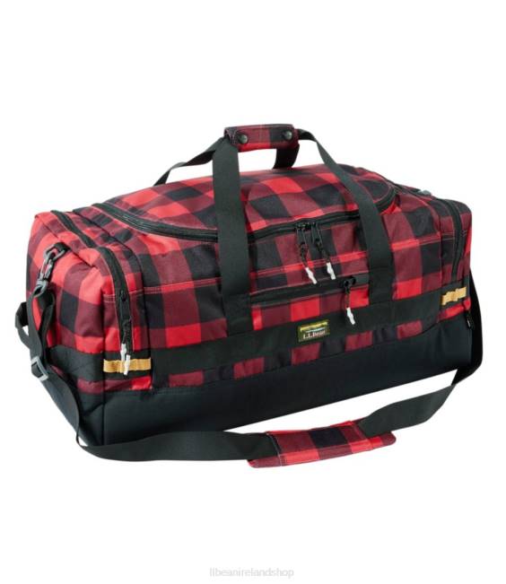 LLBean Mountain Classic Cordura Duffle Print Unisex J46J2435 Accessories Black/Red Buffalo