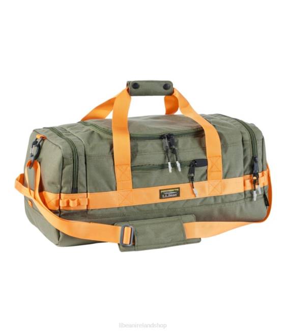 LLBean Mountain Classic Cordura Duffle Unisex J46J6769 Accessories Deep Olive/Nectarine