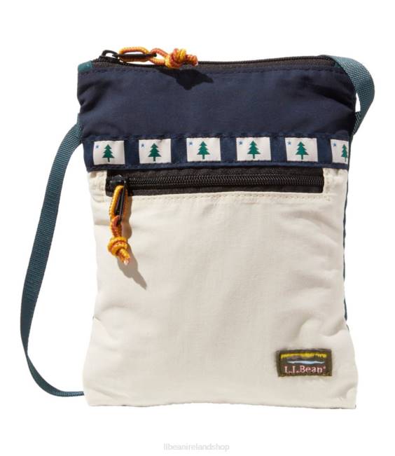LLBean Mountain Classic Crossbody Bag Vacationland Unisex J46J2363 Accessories Classic Navy/Pale Khaki