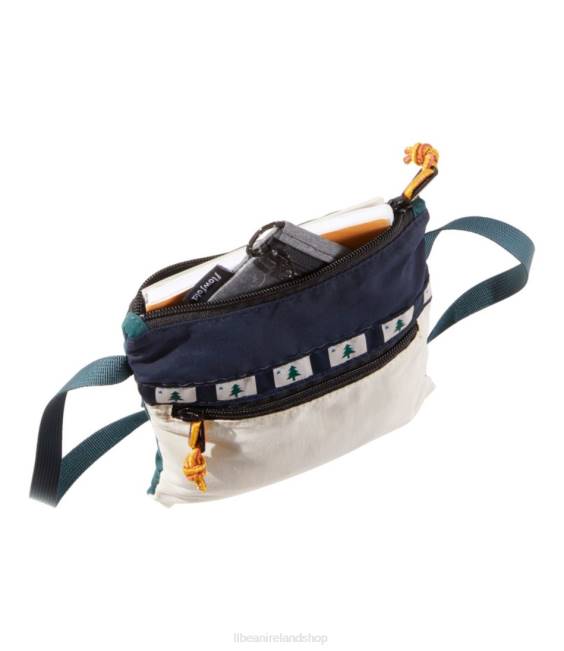 LLBean Mountain Classic Crossbody Bag Vacationland Unisex J46J2363 Accessories Classic Navy/Pale Khaki