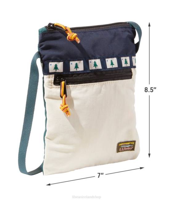 LLBean Mountain Classic Crossbody Bag Vacationland Unisex J46J2363 Accessories Classic Navy/Pale Khaki
