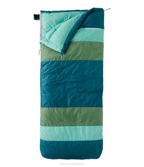 LLBean Mountain Classic Down Camp Sleeping Bag Unisex J46J3984 Outdoor Equipment Deep Turquoise/Ocean Teal
