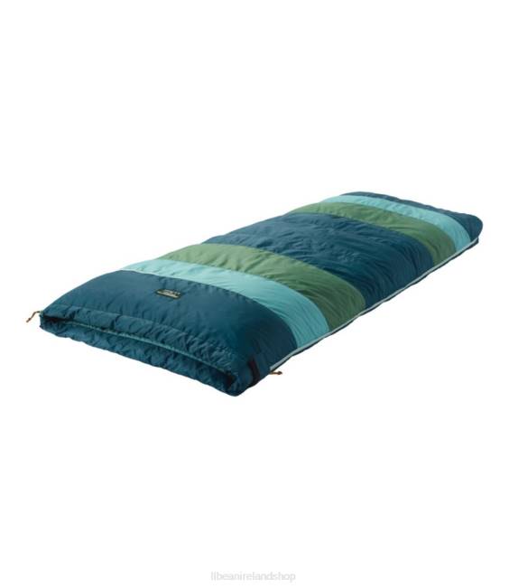 LLBean Mountain Classic Down Camp Sleeping Bag Unisex J46J3984 Outdoor Equipment Deep Turquoise/Ocean Teal