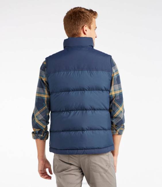 LLBean Mountain Classic Down Vest Men J46J873 Outerwear Nautical Navy
