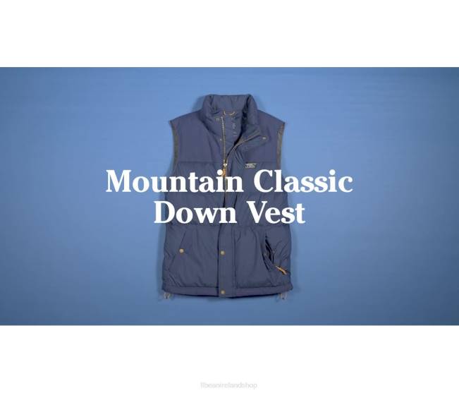 LLBean Mountain Classic Down Vest Men J46J873 Outerwear Nautical Navy