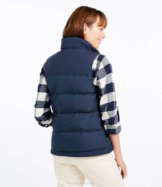 LLBean Mountain Classic Down Vest Women J46J887 Outerwear Nautical Navy
