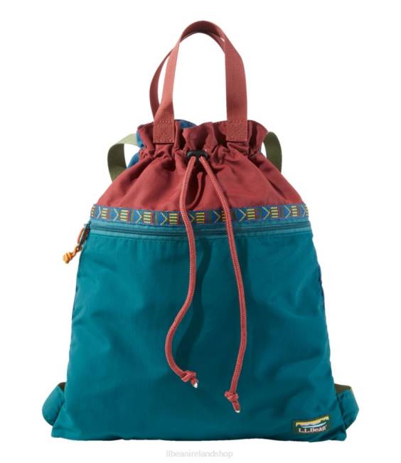 LLBean Mountain Classic Drawstring Pack Multi Unisex J46J2370 Accessories Spruce/Tuscan Olive