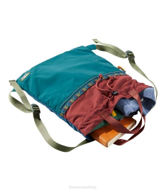 LLBean Mountain Classic Drawstring Pack Multi Unisex J46J2370 Accessories Spruce/Tuscan Olive