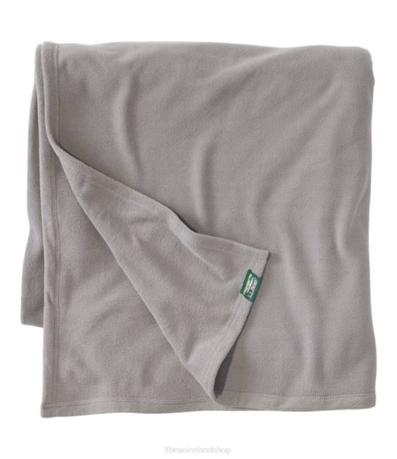 LLBean Mountain Classic Fleece Blanket Unisex J46J5589 Bedding Dark Flint Gray