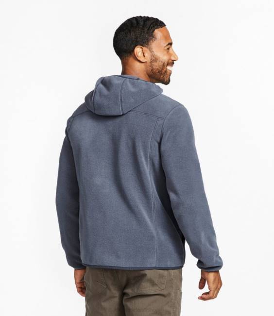 LLBean Mountain Classic Fleece Hoodie Men J46J4938 Outerwear Rust Orange