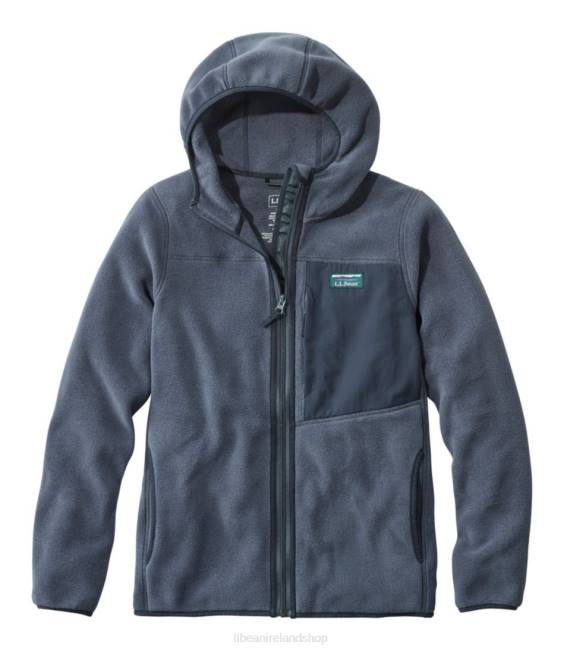 LLBean Mountain Classic Fleece Hoodie Men J46J6611 Outerwear Gunmetal Gray