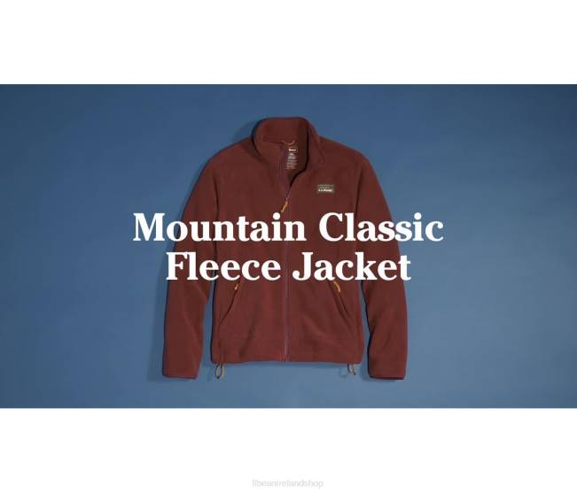 LLBean Mountain Classic Fleece Jacket Men J46J6988 Outerwear Rain Forest