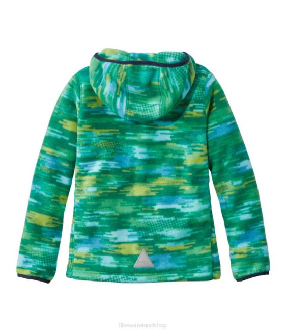 LLBean Mountain Classic Fleece Kids J46J3671 Outerwear Kelly Green Digi Camo
