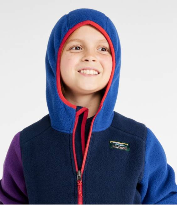 LLBean Mountain Classic Fleece Kids J46J908 Outerwear Nautical Navy