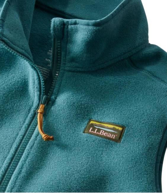 LLBean Mountain Classic Fleece Vest Women J46J6039 Outerwear Black
