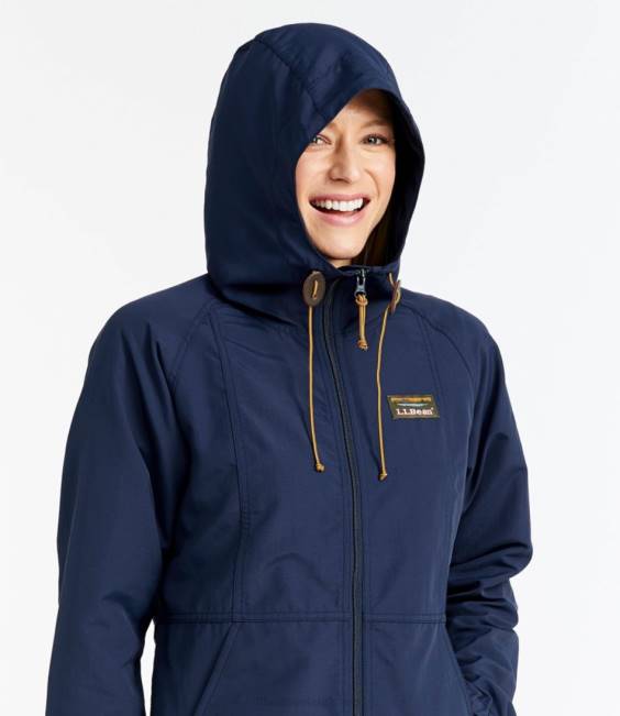 LLBean Mountain Classic Full-Zip Jacket Women J46J834 Outerwear Nautical Navy