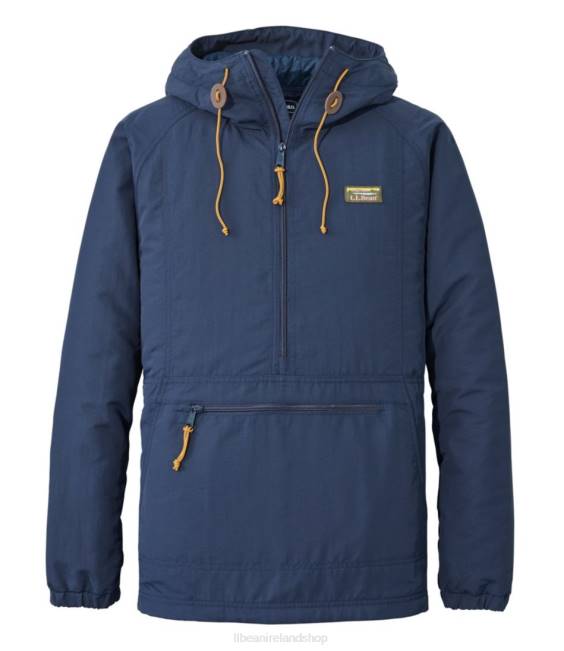 LLBean Mountain Classic Insulated Anorak Men J46J878 Outerwear Nautical Navy