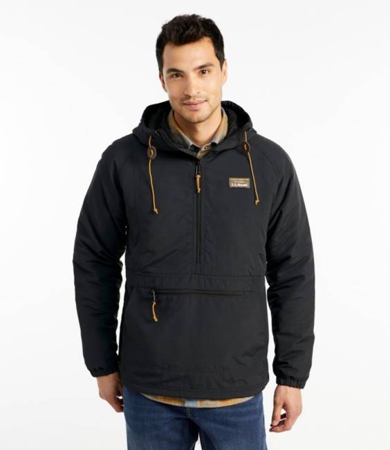 LLBean Mountain Classic Insulated Anorak Men J46J878 Outerwear Nautical Navy
