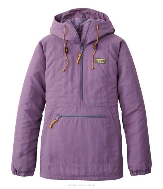 LLBean Mountain Classic Insulated Anorak Women J46J3627 Outerwear Muted Purple