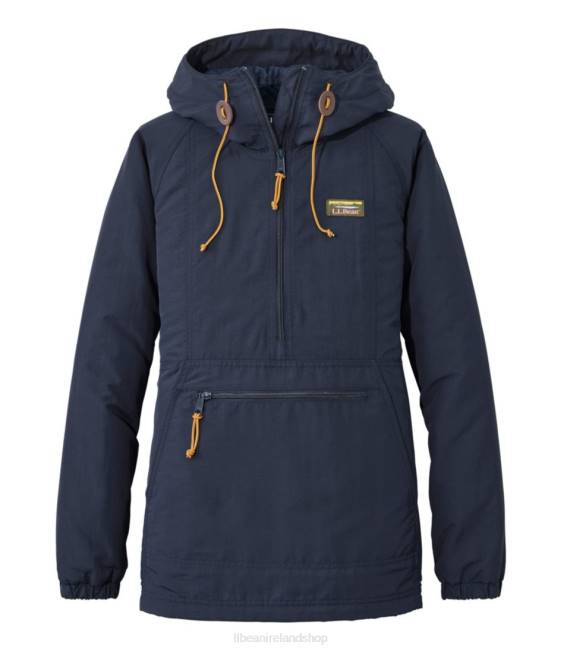 LLBean Mountain Classic Insulated Anorak Women J46J861 Outerwear Nautical Navy