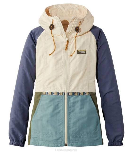 LLBean Mountain Classic Jacket Women J46J826 Outerwear Natural/Mineral Blue