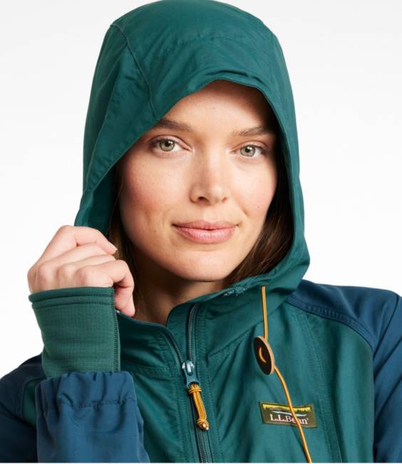 LLBean Mountain Classic Jacket Women J46J826 Outerwear Natural/Mineral Blue