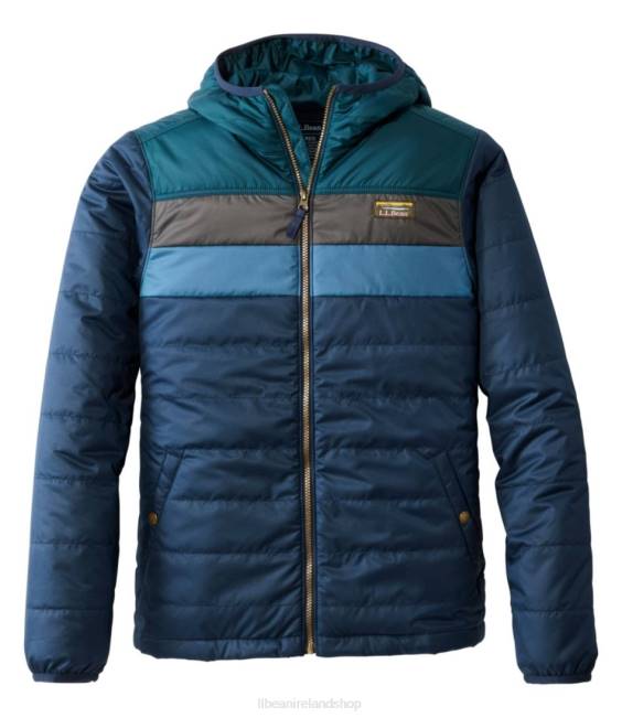 LLBean Mountain Classic Puffer Hooded Jacket Men J46J533 Outerwear Nautical Navy/Deep Admiral Blue