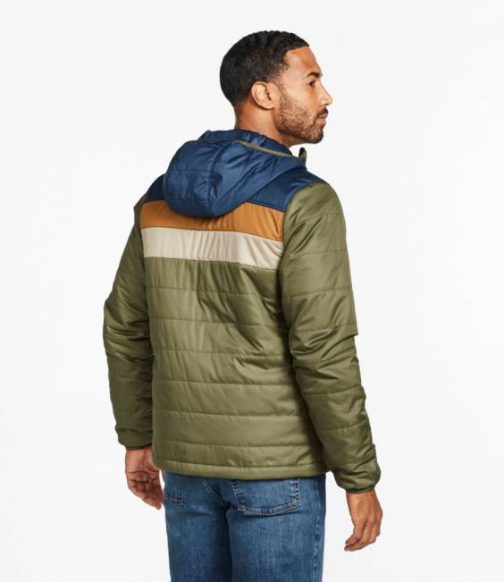 LLBean Mountain Classic Puffer Hooded Jacket Men J46J533 Outerwear Nautical Navy/Deep Admiral Blue