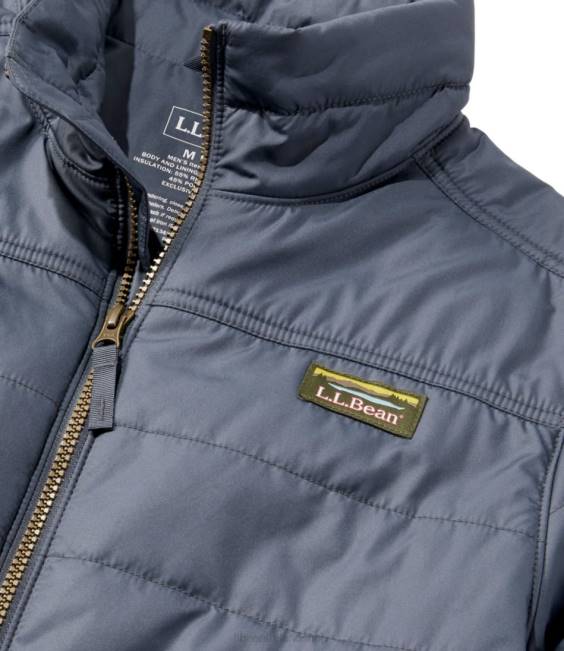 LLBean Mountain Classic Puffer Jacket Men J46J5091 Outerwear Crisp Lapis