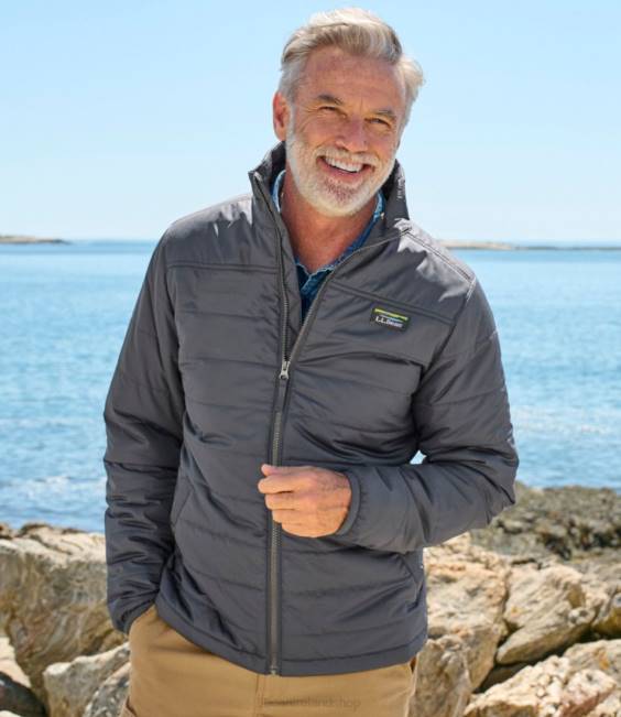 LLBean Mountain Classic Puffer Jacket Men J46J6676 Outerwear Gunmetal Gray