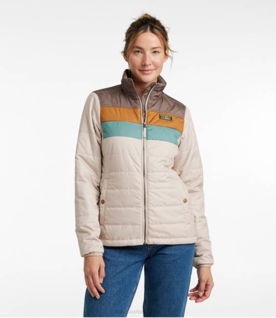 LLBean Mountain Classic Puffer Jacket Women J46J3602 Outerwear Marine Blue/Natural