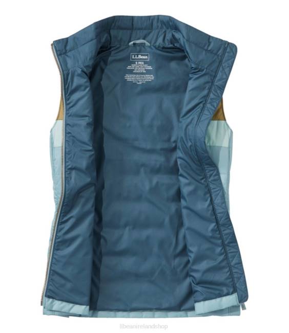 LLBean Mountain Classic Puffer Vest Women J46J6059 Outerwear Storm Blue/Steel Blue