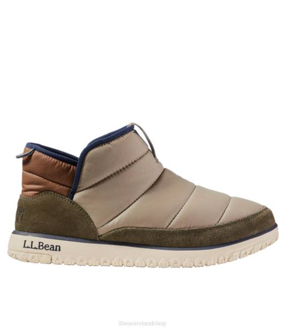 LLBean Mountain Classic Quilted Ankle Boots Men J46J5183 Footwear Kelp Green/Coastal Sand