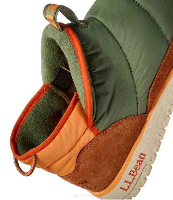 LLBean Mountain Classic Quilted Ankle Boots Men J46J6701 Footwear Iron/Frost Gray