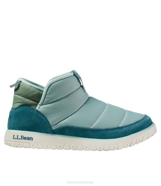LLBean Mountain Classic Quilted Booties Women J46J5189 Footwear Deep Turquoise/Ocean Teal