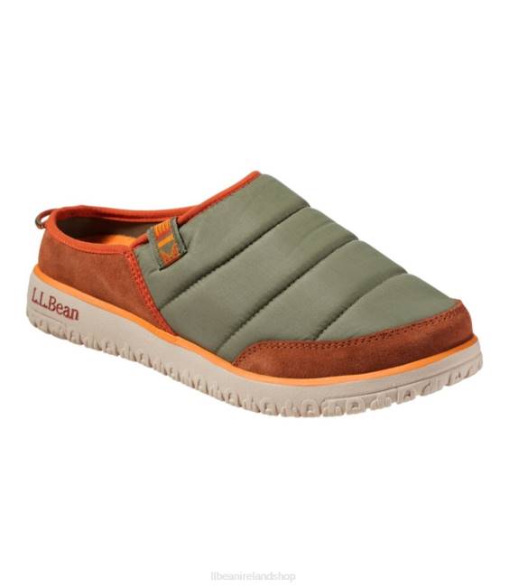 LLBean Mountain Classic Quilted Slides Men J46J1095 Footwear Adobe/Deep Olive