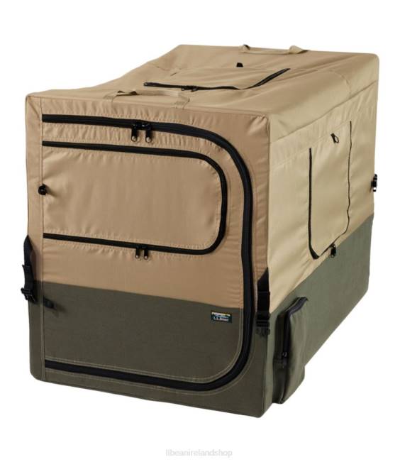 LLBean Mountain Classic Travel Dog Crate Unisex J46J1414 Outdoor Equipment Sandstone