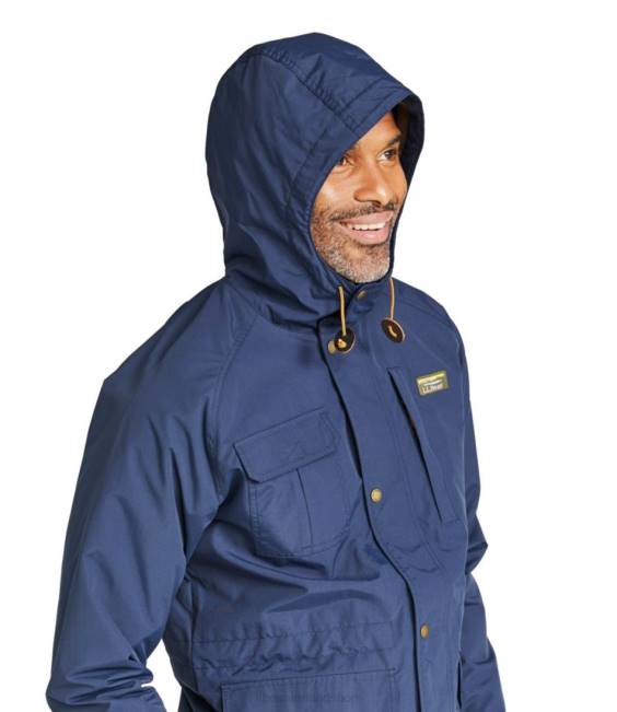 LLBean Mountain Classic Water-Resistant Jacket Men J46J519 Outerwear Nautical Navy
