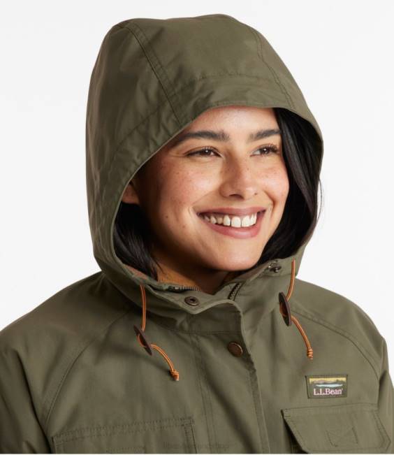 LLBean Mountain Classic Water-Resistant Jacket Women J46J5068 Outerwear Black