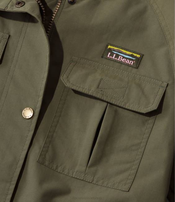 LLBean Mountain Classic Water-Resistant Jacket Women J46J6659 Outerwear Gray Birch