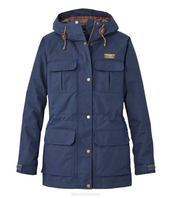 LLBean Mountain Classic Water-Resistant Jacket Women J46J828 Outerwear Nautical Navy
